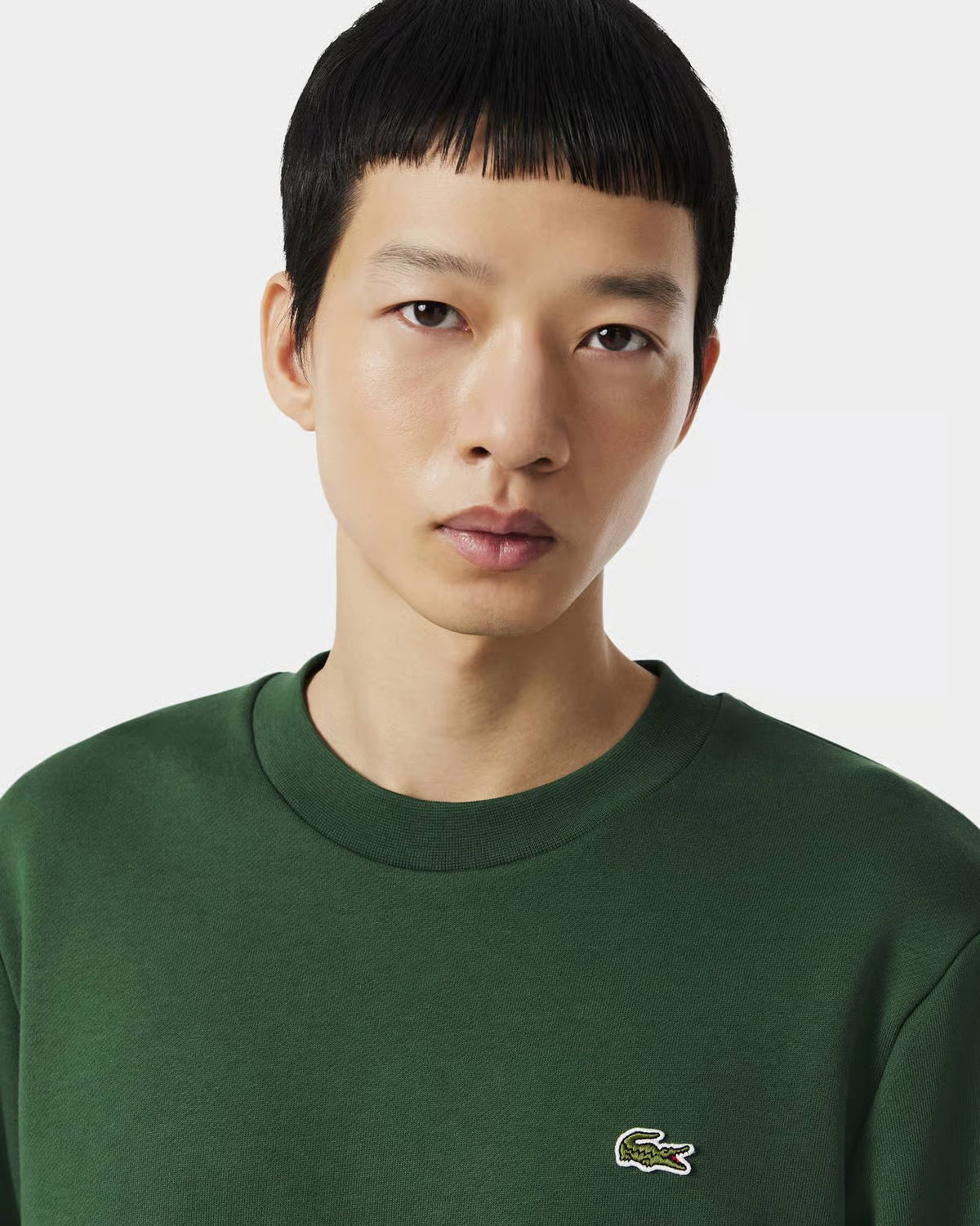 Lacoste Classic Fit Fleece Sweatshirt - Dark Green