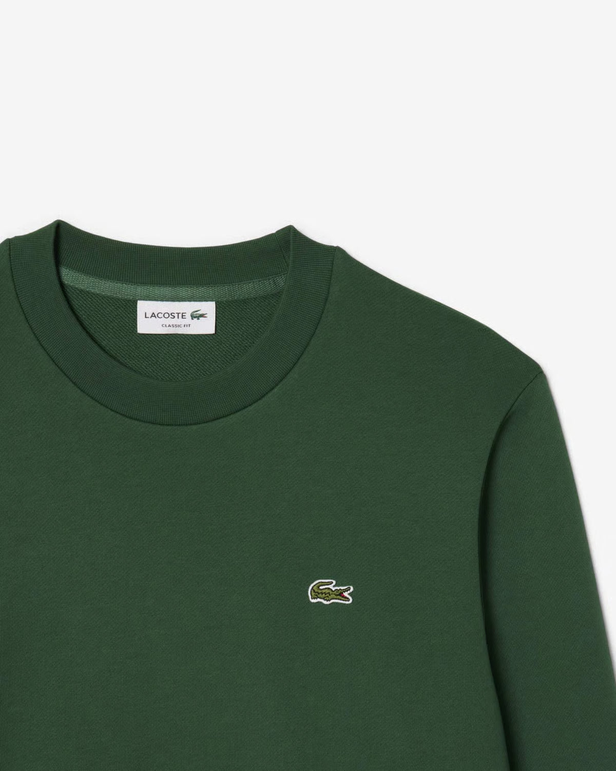 Lacoste Classic Fit Fleece Sweatshirt - Dark Green