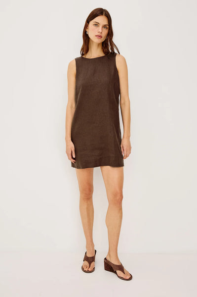 Rails Lindsey Linen Dress in Espresso