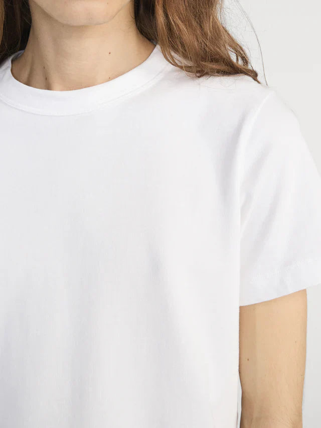 FRAME The Boxy Tee in White