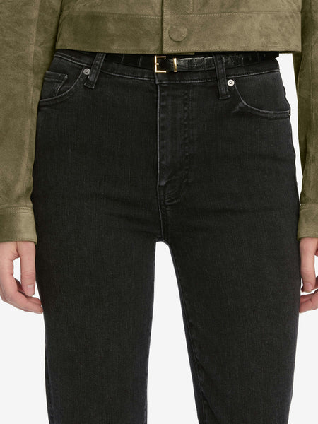 FRAME Le Sleek Straight jean in Meteor