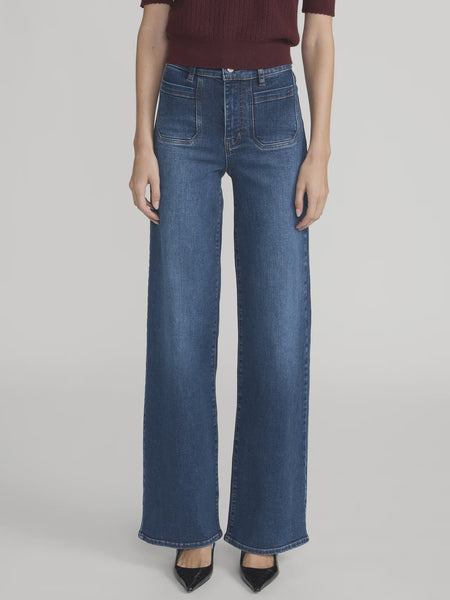 FRAME Le Slim Palazzo Modernist Pocket in Savior