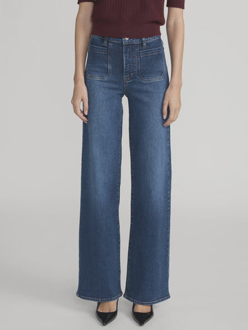 FRAME Le Slim Palazzo Modernist Pocket in Savior