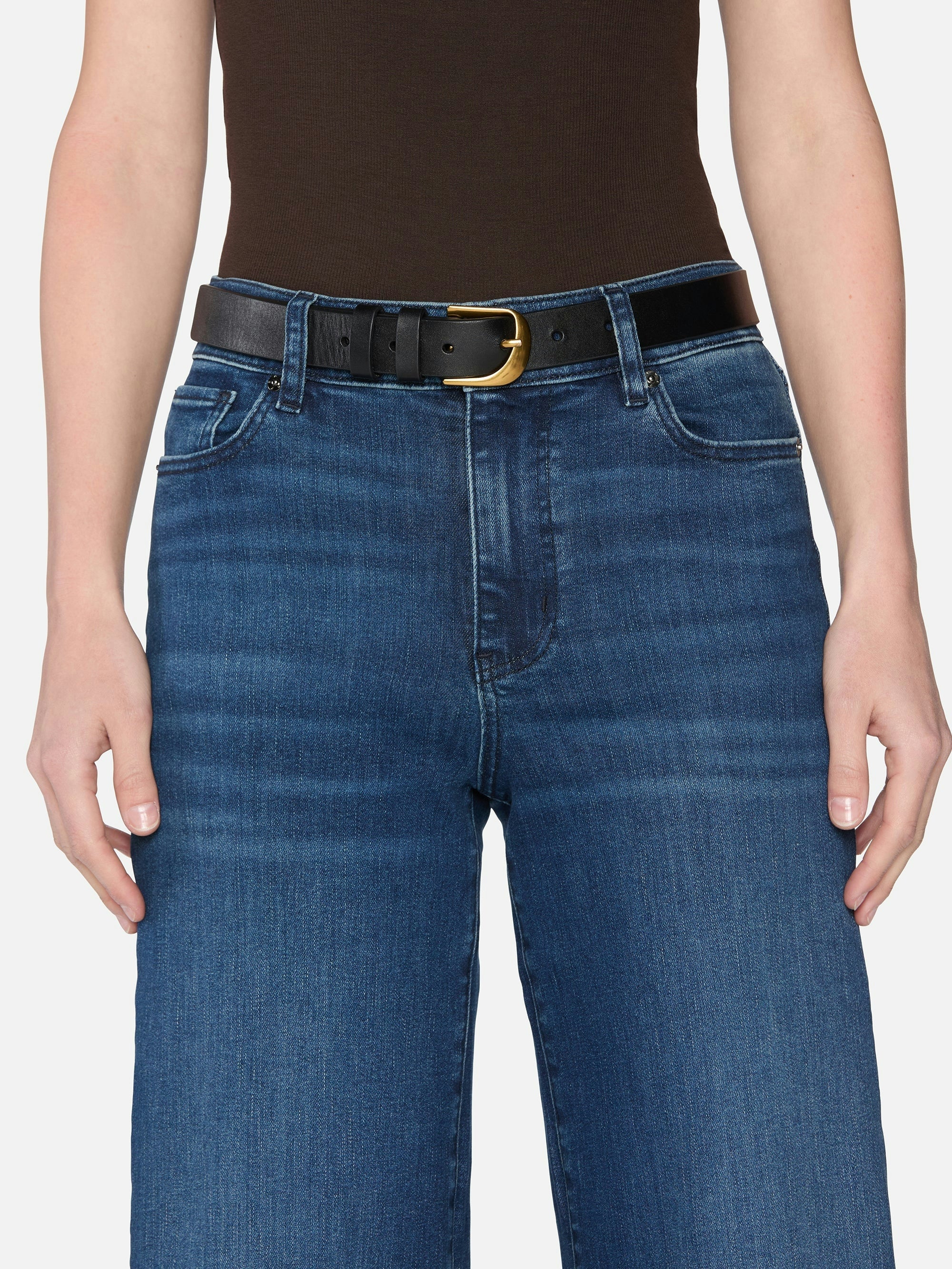 FRAME Le Slim Palazzo Long in Keepsake