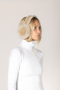 Lyla & Luxe Classic Fuzzy Earmuff in Beige