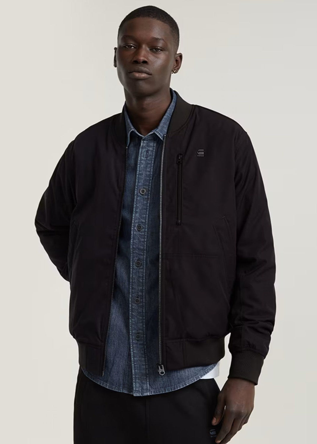 G-STAR TECH BOMBER - Dark Black