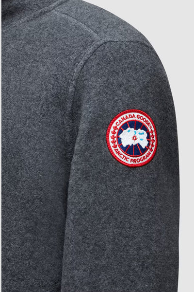 Canada Goose Men's Lawson Fleece Jacket Black Label - Quarry Grey