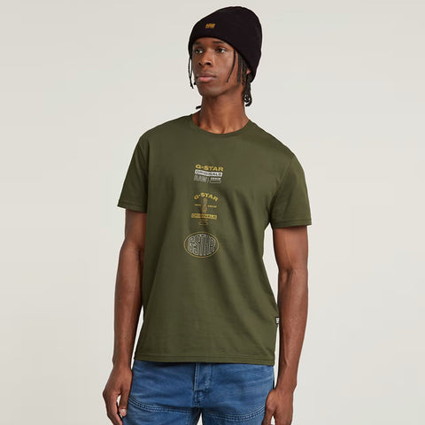 G-STAR MULTI ORIGINALS T-shirt - Shadow Olive