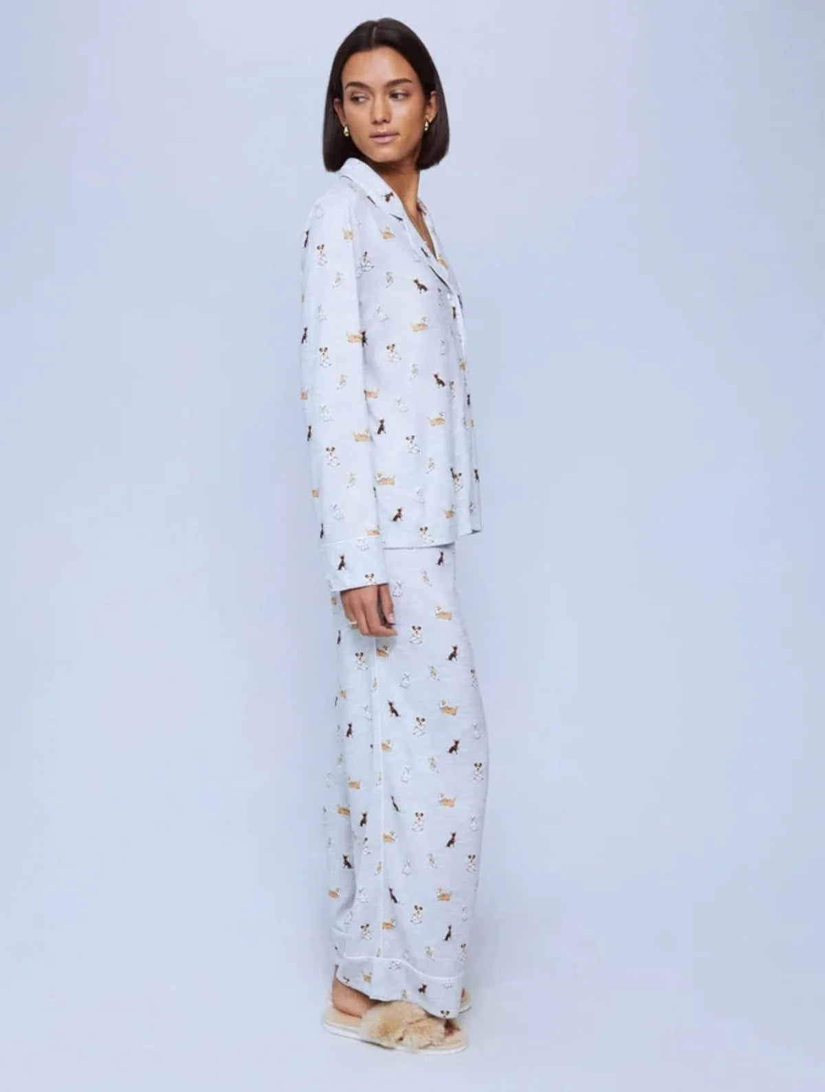 Splendid Flora Pillow Soft PJ Set in Twinkling Dogs