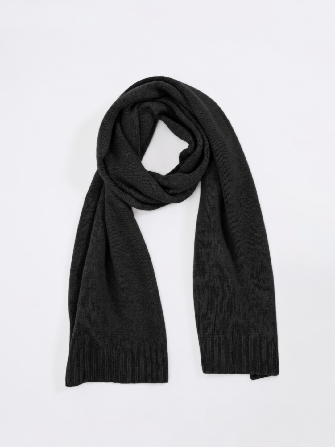 Autumn Cashmere Lofty Cashmere Scarf in Black