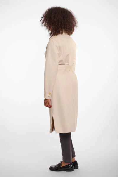 RINO & PELLE Nula Long Trenchcoat in Shell
