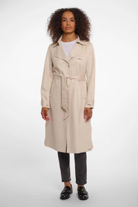 RINO & PELLE Nula Long Trenchcoat in Shell