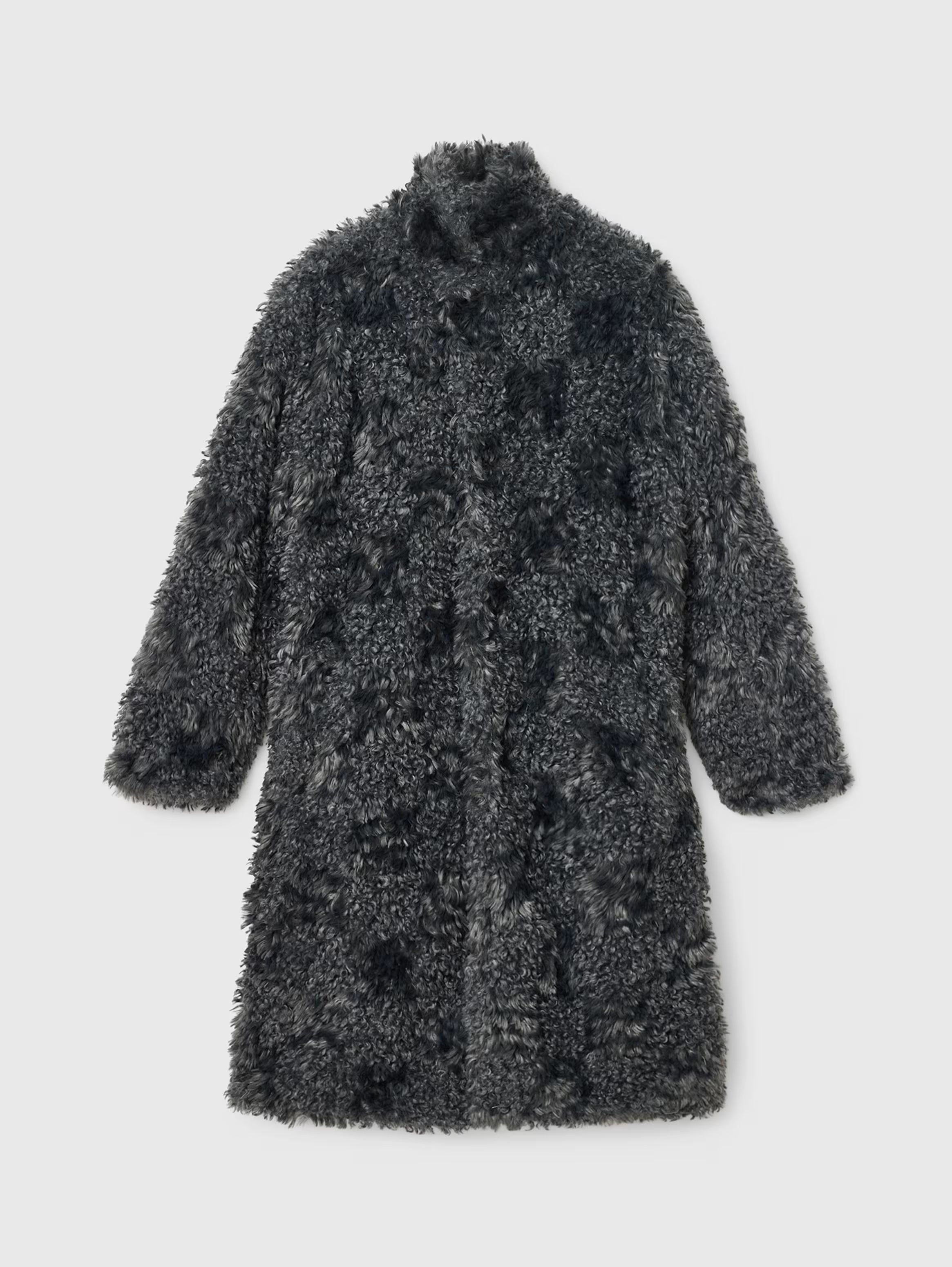 John Varvatos Ace Faux Fur Coat - Sting Ray
