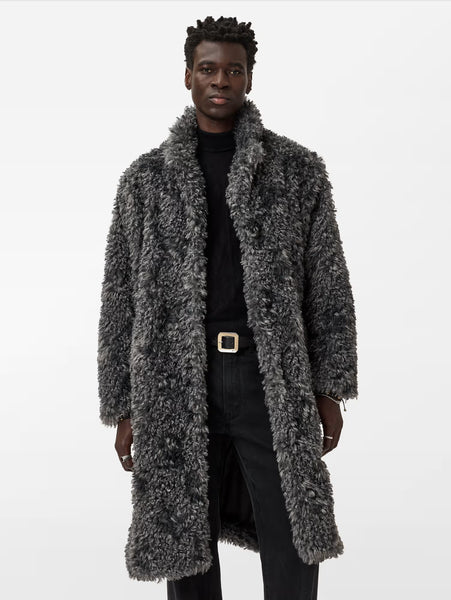 John Varvatos Ace Faux Fur Coat - Sting Ray