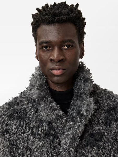 John Varvatos Ace Faux Fur Coat - Sting Ray