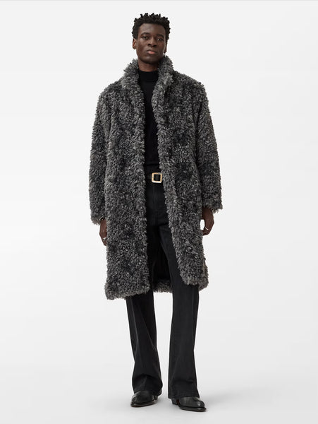John Varvatos Ace Faux Fur Coat - Sting Ray