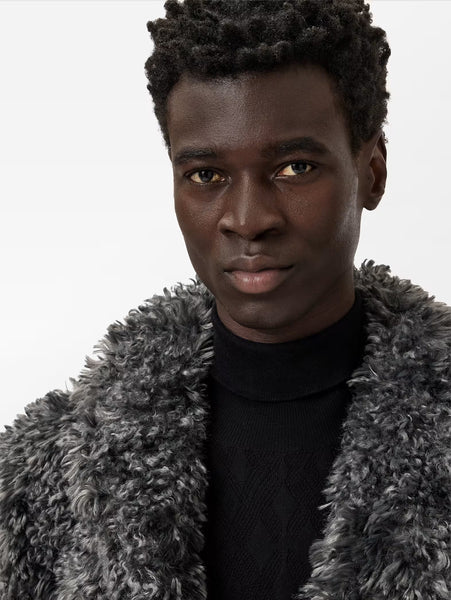 John Varvatos Ace Faux Fur Coat - Sting Ray