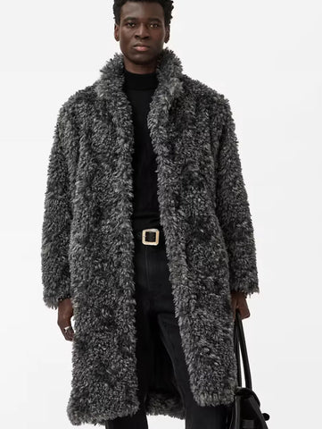 John Varvatos Ace Faux Fur Coat - Sting Ray