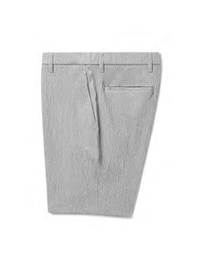 DEKE OASIS Bermuda Short Seersucker - Grey Heathr Mini Check