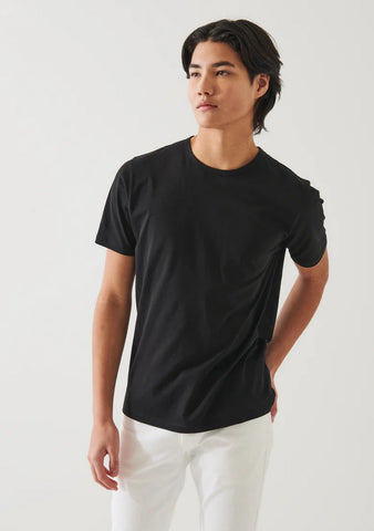 Patrick Assaraf Mercerized Cotton T-Shirt - Black