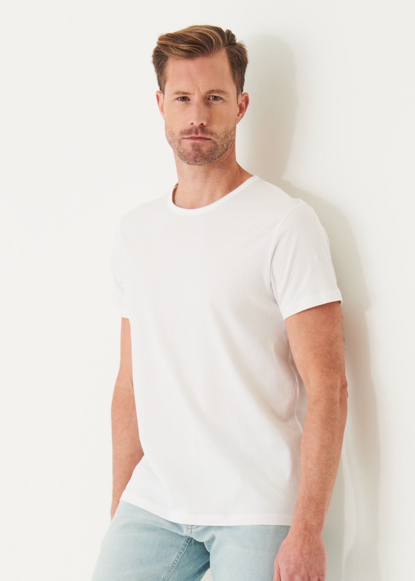 Patrick Assaraf Mercerized Cotton T-Shirt - White