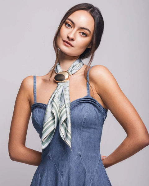 Palm Palm Adelina Silk Scarf