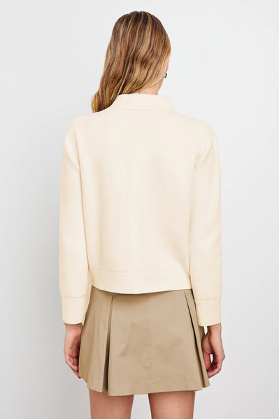 Rails Remington Cotton Blend Jacket in Ivory