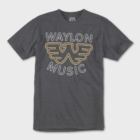 American Needle Red Label Tee - Waylon Jennings