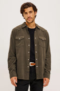 Rails Men's Roy Western Corduroy Shirt - Acacia