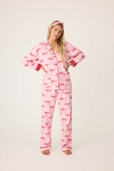 PJ Salvage Flannels PJ Set in Candy Pink