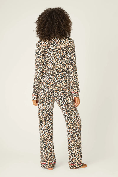 PJ Salvage Holiday Dreams Set in Leopard Print