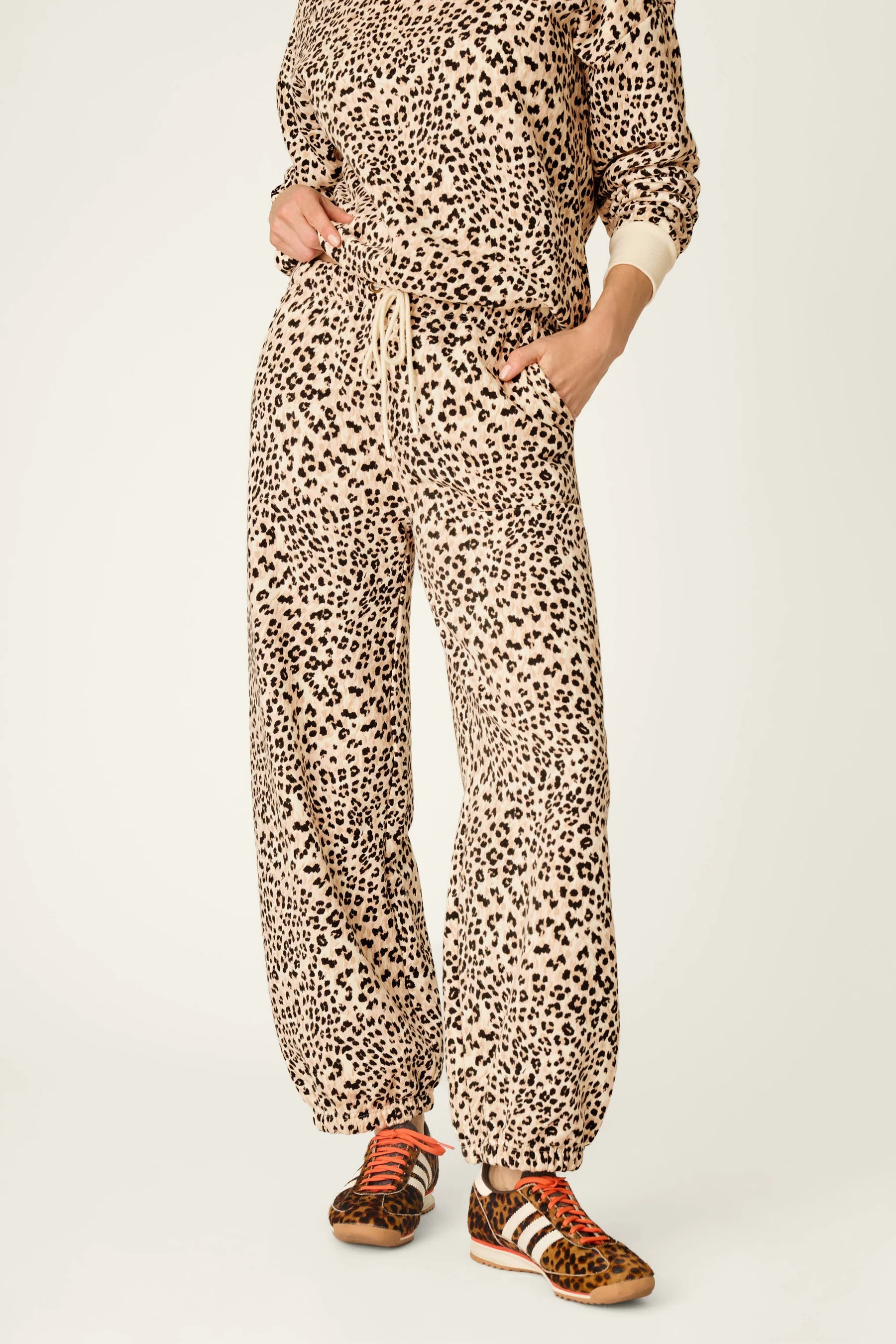PJ Salvage C'est La Vie Good Hang Banded Sweatpant in Nude