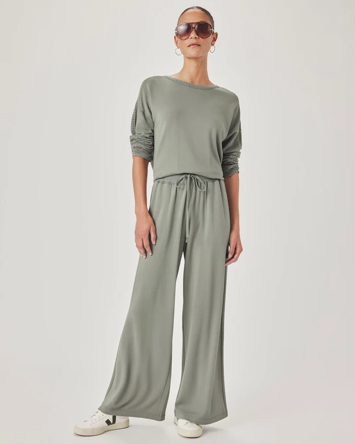 Splendid Jada Full Length Sweatpant in Eucalyptus