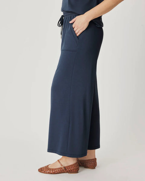 Splendid Jada Full Length Sweatpant in Navy