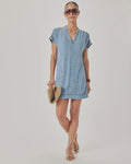 Splendid Ivy Mini Dress in Indigo