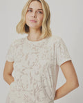 Splendid Air Burnout Tee in Shell Windswept