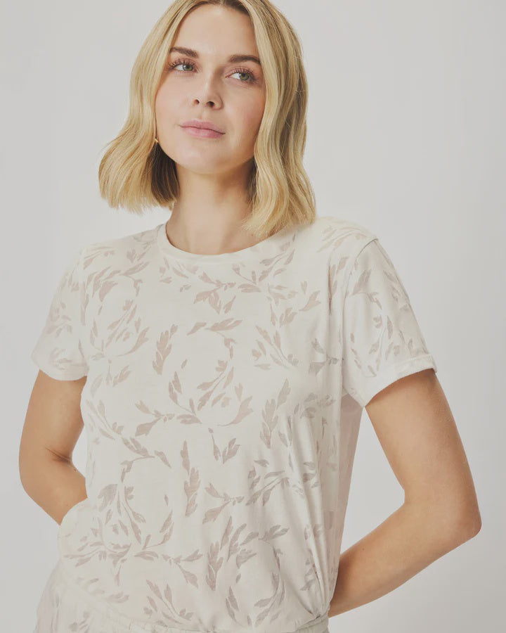 Splendid Air Burnout Tee in Shell Windswept
