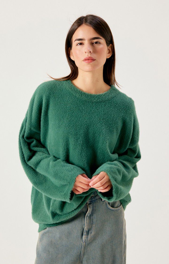 American Vintage Sapowood Crewneck Sweater in Spinach