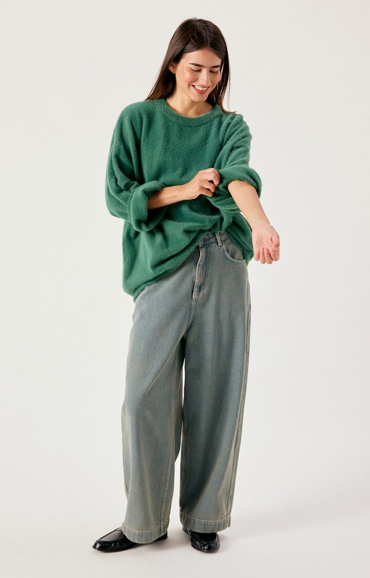 American Vintage Sapowood Crewneck Sweater in Spinach