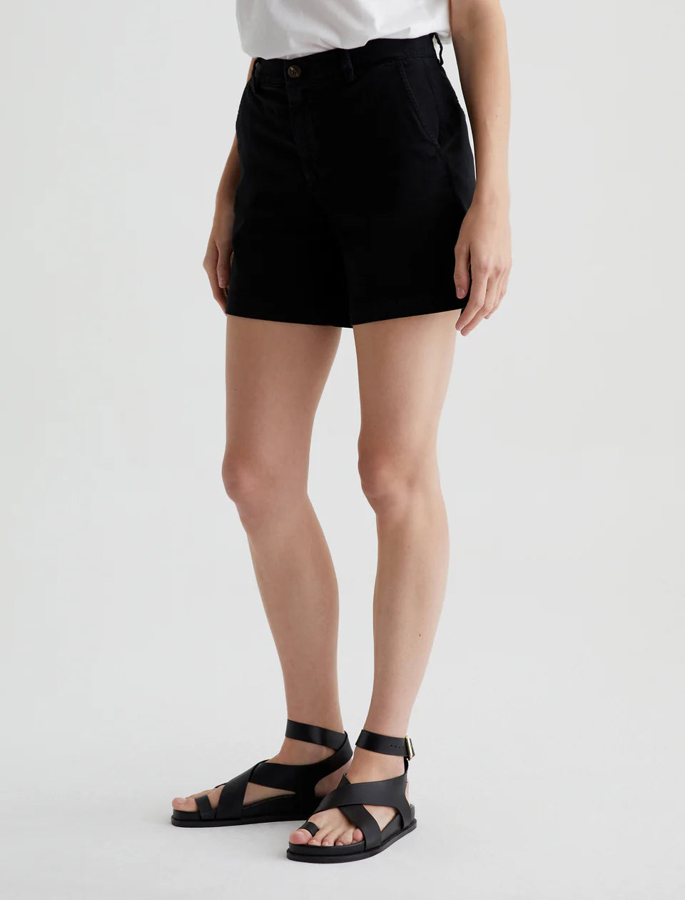 AG Jeans Jude Chino Short in Sulfur Black