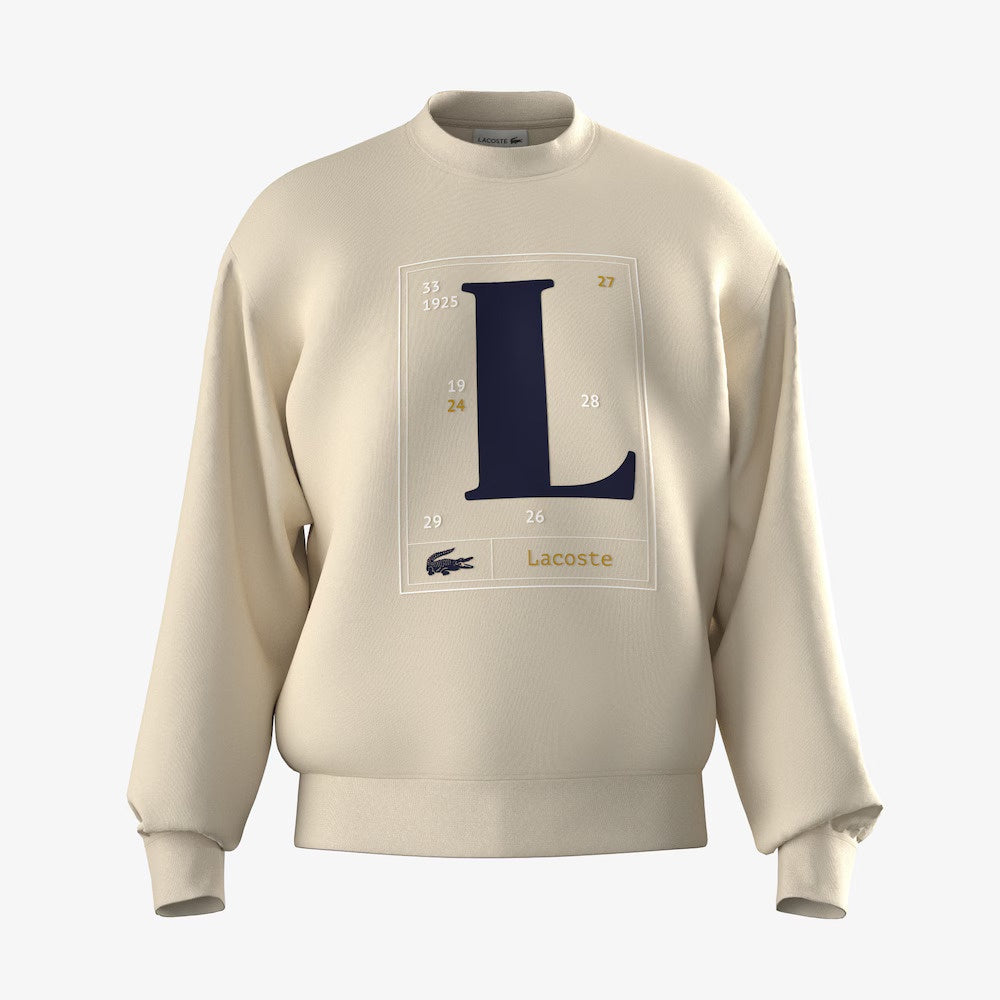 Lacoste Classic Fit Crew Sweatshirt - Naturel Clair