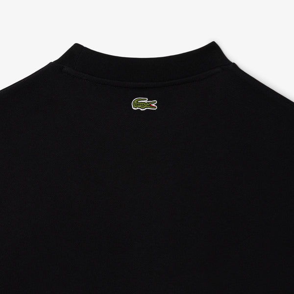 Lacoste Loose Fit Fleece Sweatshirt - Black