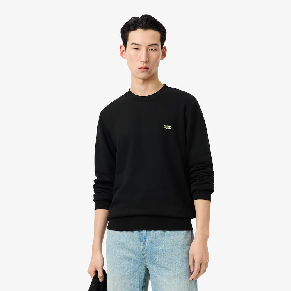 Lacoste Classic Fit Fleece Sweatshirt - Black