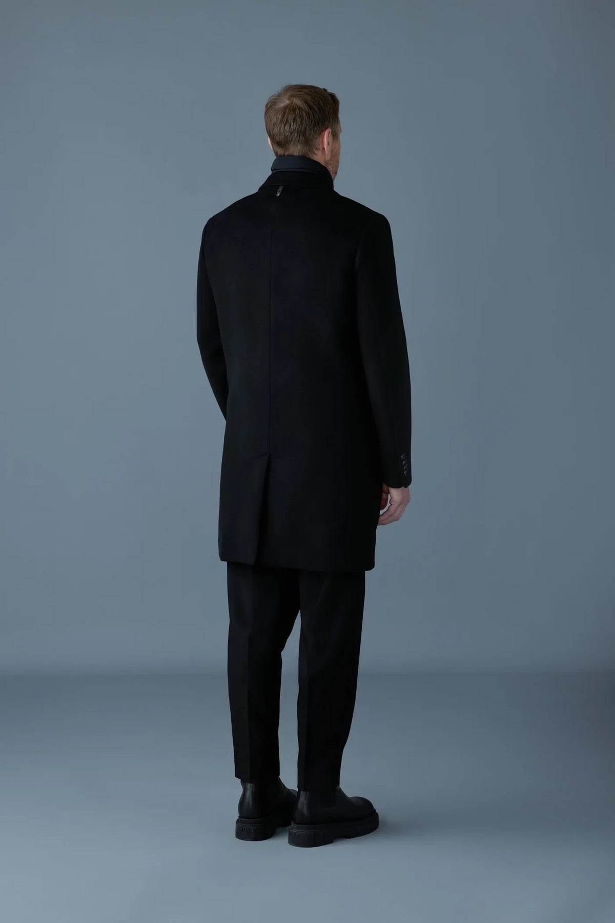 Mackage Men's SKAI 3-in-1 Wool Coat with Removable Liner - Black