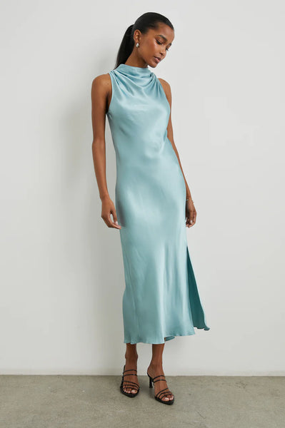 Rails Solana Satin Crepe Dress in Clearwater