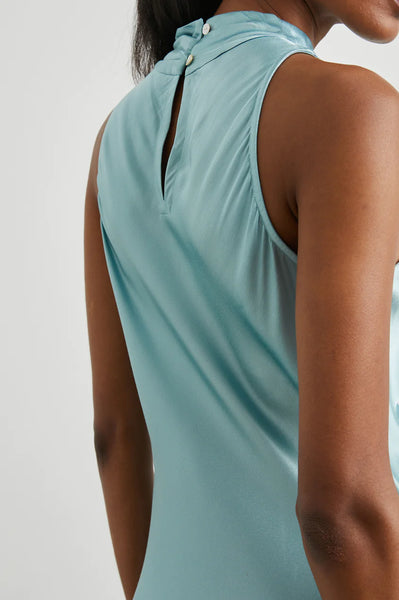 Rails Solana Satin Crepe Dress in Clearwater