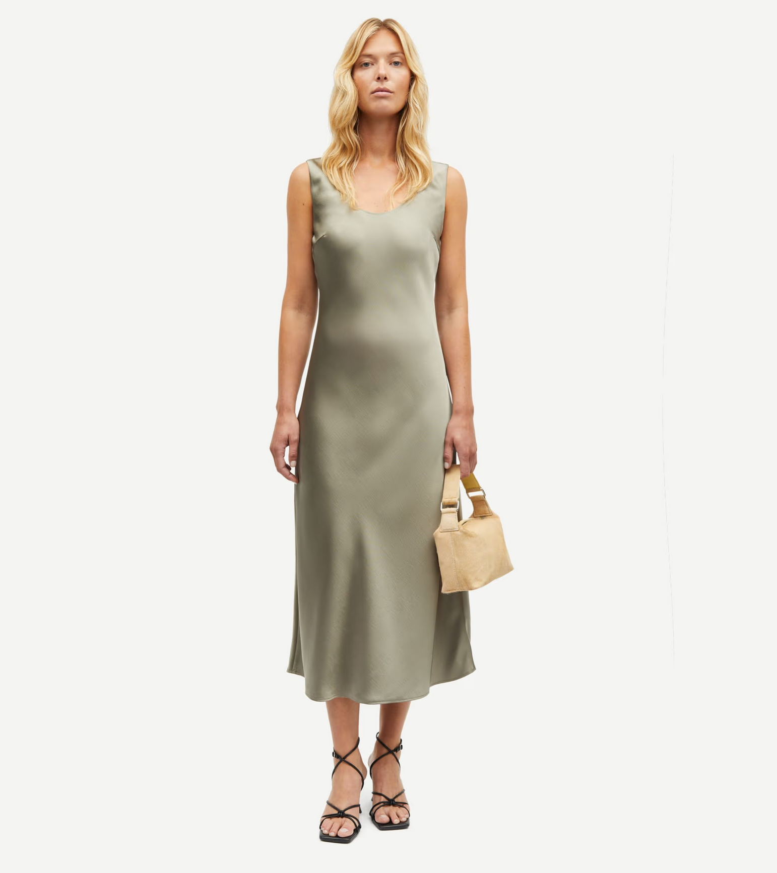 Samsoe Sasumma 12956 tank dress in vetiver