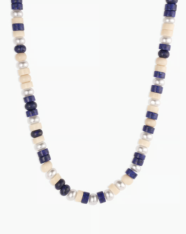 gorjana Harbor statement necklace in lapis