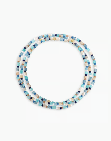 gorjana harbor bracelet set in mix amazonite
