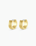 gorjana Reed hoops in gold